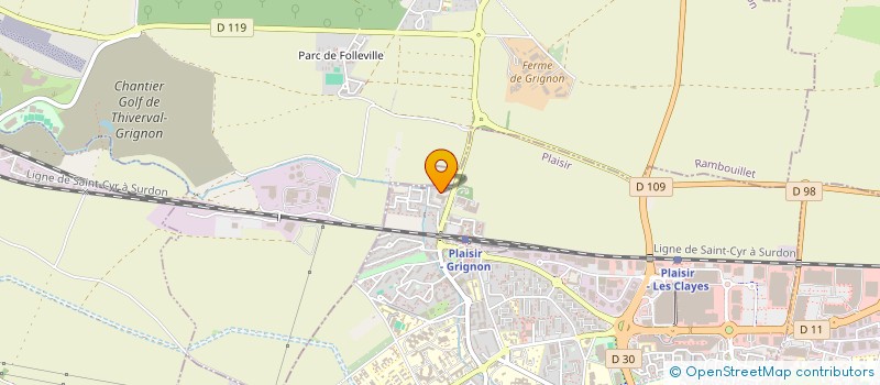 localisation de l'entreprise MONSIEUR TAYEB KADDOURI à PLAISIR