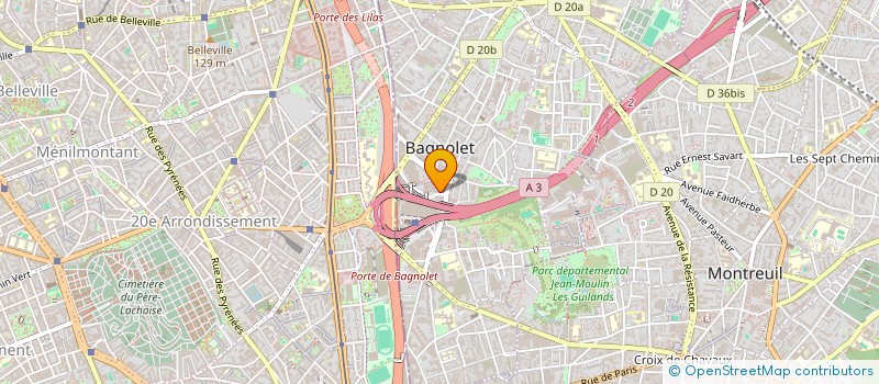 localisation de l'entreprise MONSIEUR TAYEB KERRAZKERRAZ à BAGNOLET