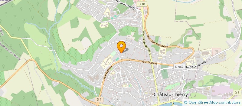 localisation de l'entreprise MONSIEUR TAYEB MATTOUG à CHATEAU-THIERRY