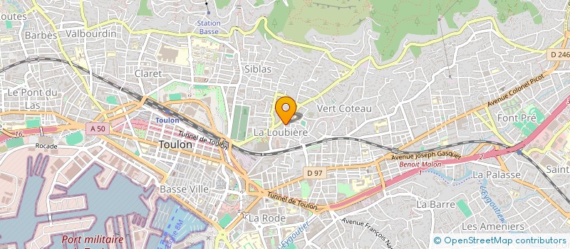 localisation de l'entreprise MONSIEUR TAYEB OSMANI  TOULON