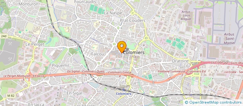 localisation de l'entreprise MONSIEUR TAYEB RABHI  COLOMIERS