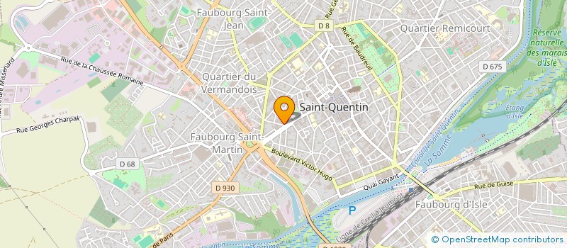 localisation de l'entreprise MONSIEUR TAYEB RHANIM à SAINT-QUENTIN