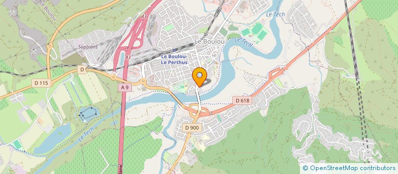 localisation de l'entreprise MONSIEUR TAYEB TAHAR  LE BOULOU