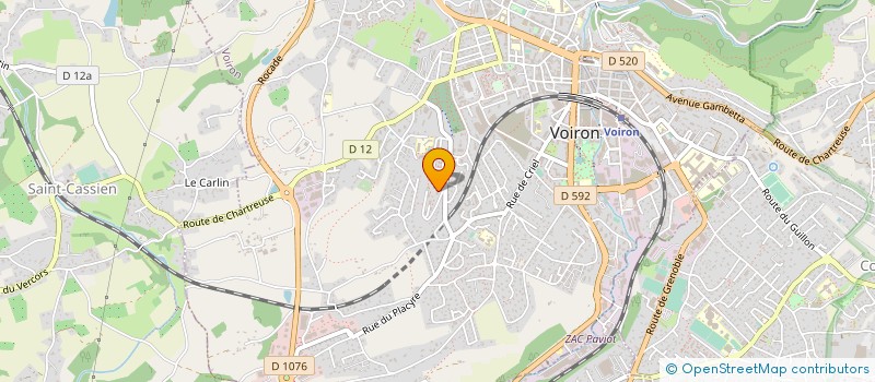 localisation de l'entreprise MONSIEUR TAYEB TOBBI  VOIRON