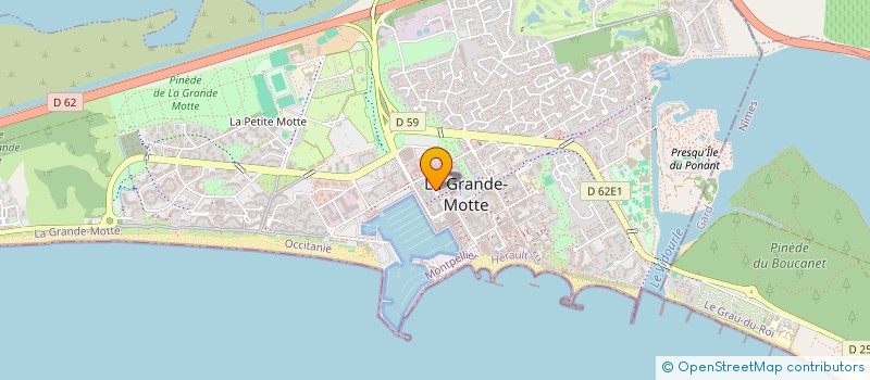 localisation de l'entreprise MONSIEUR TAYEB TOUBAL  LA GRANDE-MOTTE