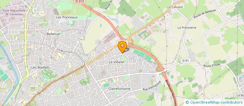 localisation de l'entreprise MONSIEUR TAYED HASSAN AHMAD  LE MANS