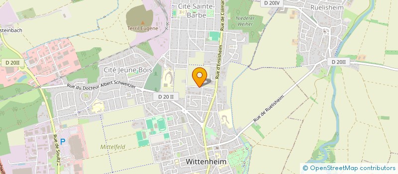 localisation de l'entreprise MONSIEUR TAYFUN AKBULUT  WITTENHEIM