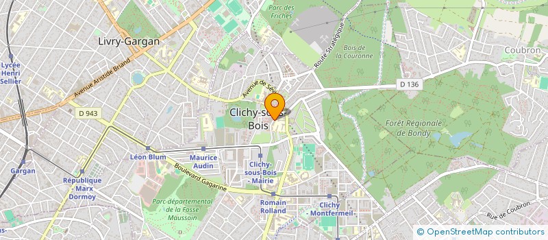 localisation de l'entreprise MONSIEUR TAYFUN DERYA à CLICHY-SOUS-BOIS