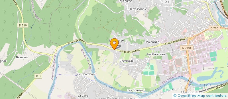 localisation de l'entreprise MONSIEUR TAYLER BAPTISTE  CHANCELADE