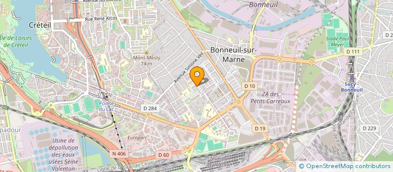 localisation de l'entreprise MONSIEUR TAYLOR KOMBA  CRETEIL