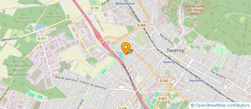 localisation de l'entreprise MONSIEUR TAYLOR MBOTE  TAVERNY