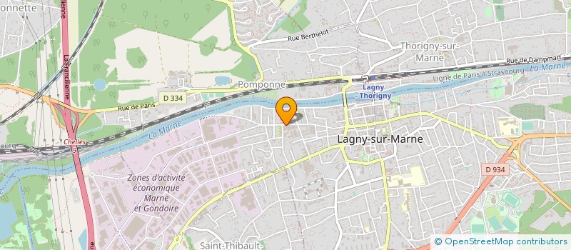 localisation de l'entreprise MONSIEUR TAYLORE MONTEIRO  LAGNY-SUR-MARNE