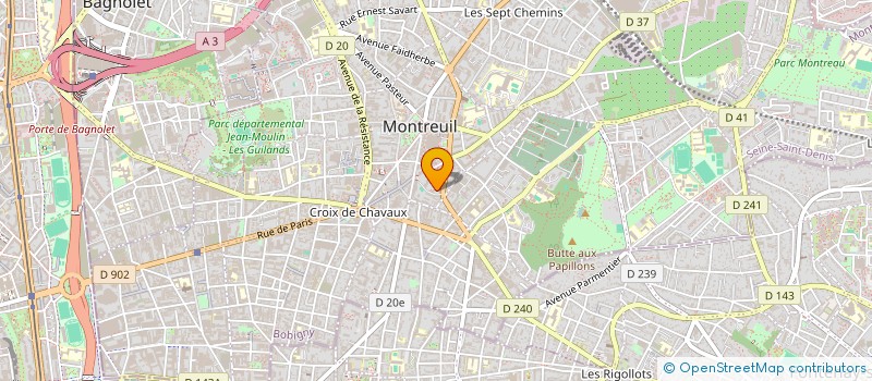 localisation de l'entreprise MONSIEUR TAYN RODRIGUEZ à MONTREUIL