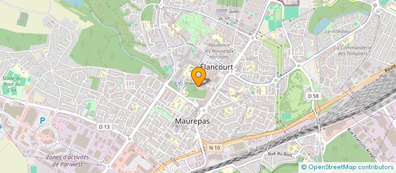 localisation de l'entreprise MONSIEUR TAYRICK TOUKOUYOU  MAUREPAS