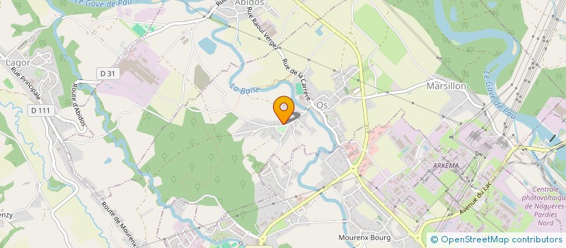 localisation de l'entreprise MONSIEUR TAYRON HELFRICK  MOURENX