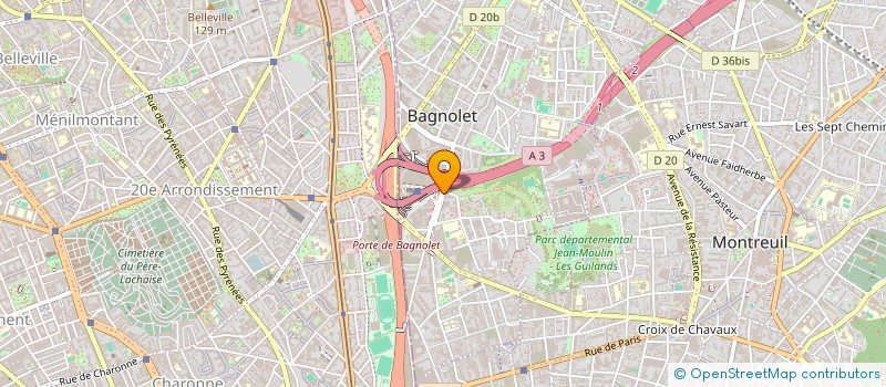 localisation de l'entreprise MONSIEUR TAYRON MARCHEALLS  BAGNOLET