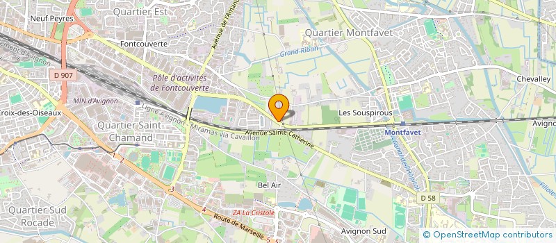 localisation de l'entreprise MONSIEUR TAYRON NAVERI  AVIGNON