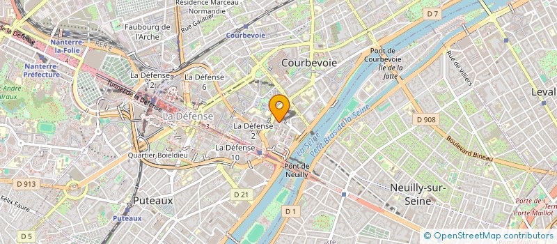 localisation de l'entreprise MONSIEUR TAYSIR BUSHREIDA  COURBEVOIE