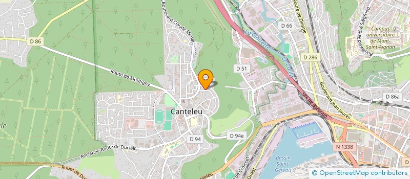 localisation de l'entreprise MONSIEUR TAYYIB BENSETTI à CANTELEU