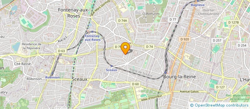 localisation de l'entreprise MONSIEUR TAYYIB MILOUD HOCINE à SCEAUX