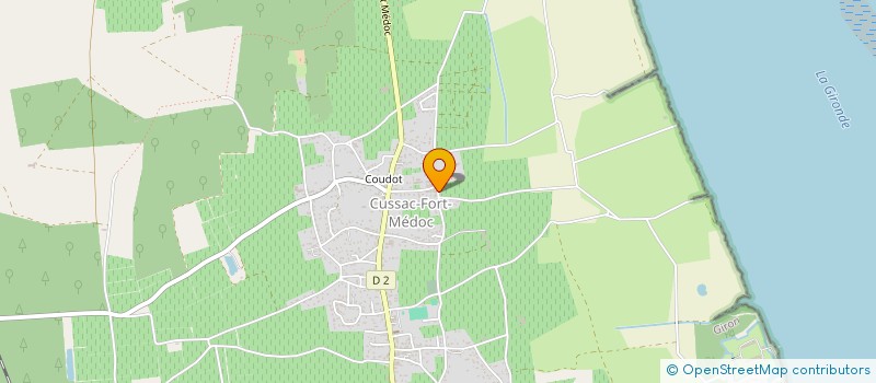 localisation de l'entreprise MONSIEUR TAYYIB SAHRAOUI  CUSSAC-FORT-MEDOC