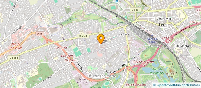 localisation de l'entreprise MONSIEUR TAYZONE DILLY  LENS