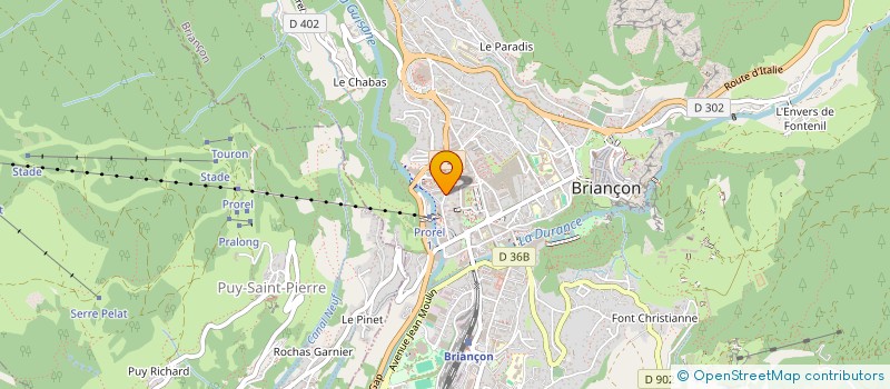 localisation de l'entreprise MONSIEUR TAZAGUL AHMADZAI à BRIANCON