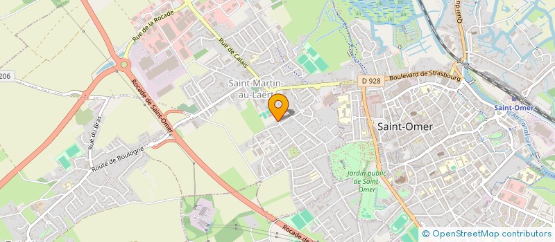 localisation de l'entreprise MONSIEUR TAZIM ABBAS  SAINT-OMER