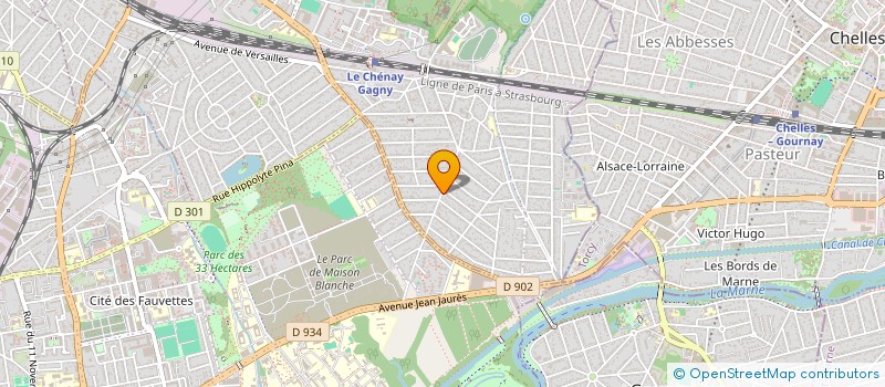 localisation de l'entreprise MONSIEUR TAZIO CAPUTO  GAGNY