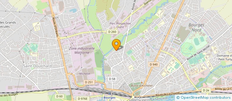 localisation de l'entreprise MONSIEUR TCHANG YIA XIONG  BOURGES