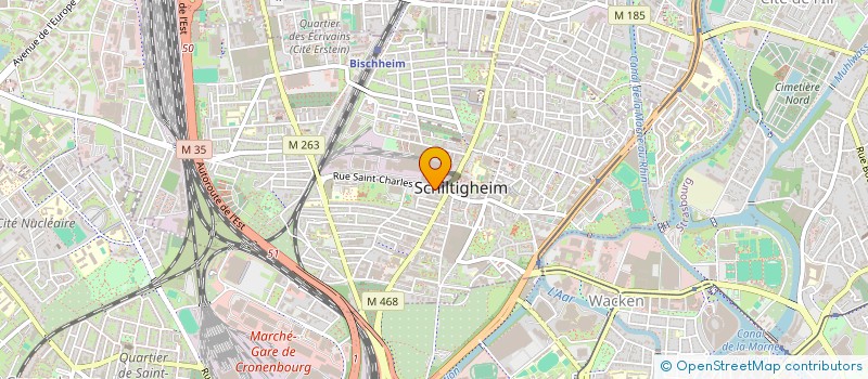 localisation de l'entreprise MONSIEUR TCHARNON CISSE  SCHILTIGHEIM