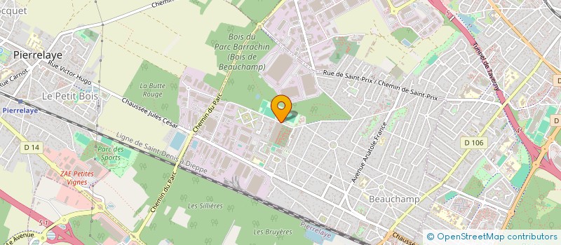 localisation de l'entreprise MONSIEUR TCHEBA OUATTARA  BEAUCHAMP