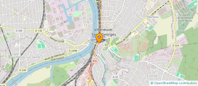 localisation de l'entreprise MONSIEUR TCHERNO TCHANGO DJOMBATE  VILLENEUVE-SAINT-GEORGES