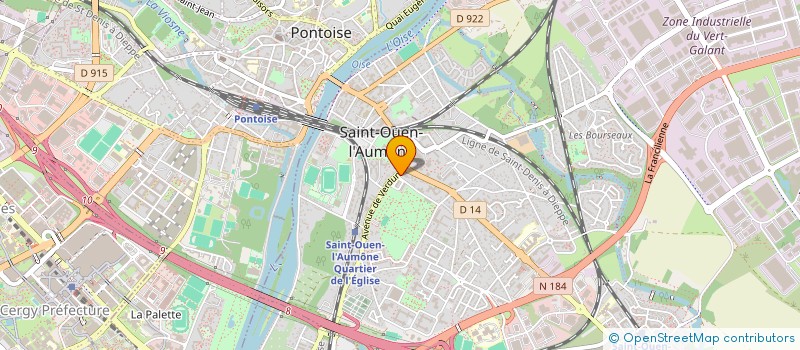 localisation de l'entreprise MONSIEUR TCHERNO TCHINTI à SAINT-OUEN-L'AUMONE