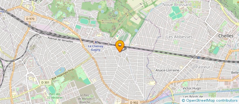 localisation de l'entreprise MONSIEUR TCHESNY JOASIL  GAGNY