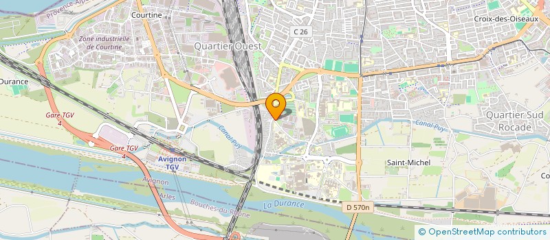 localisation de l'entreprise MONSIEUR TCHINO SANTIAGO  AVIGNON