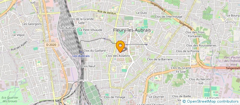localisation de l'entreprise MONSIEUR TE-DEUM COLLINET MAKOSSO à FLEURY-LES-AUBRAIS