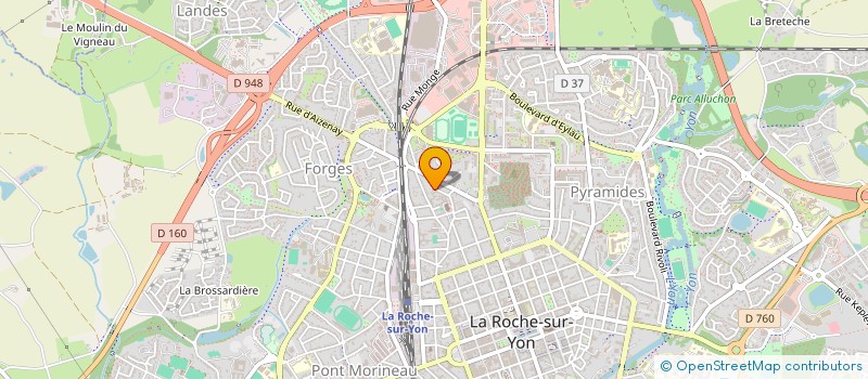 localisation de l'entreprise MONSIEUR TEANO LETOURNEUX à LA ROCHE-SUR-YON