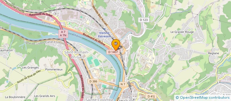 localisation de l'entreprise MONSIEUR TEBET AOUAG à VIENNE