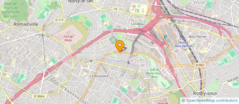 localisation de l'entreprise MONSIEUR TED CHAN à NOISY-LE-SEC