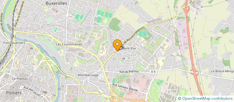 localisation de l'entreprise MONSIEUR TED MALONGA KIMVOUENZE  POITIERS