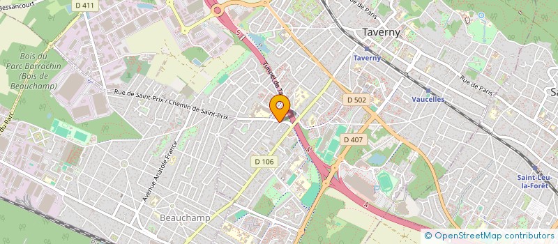 localisation de l'entreprise MONSIEUR TED OSSEUX  TAVERNY