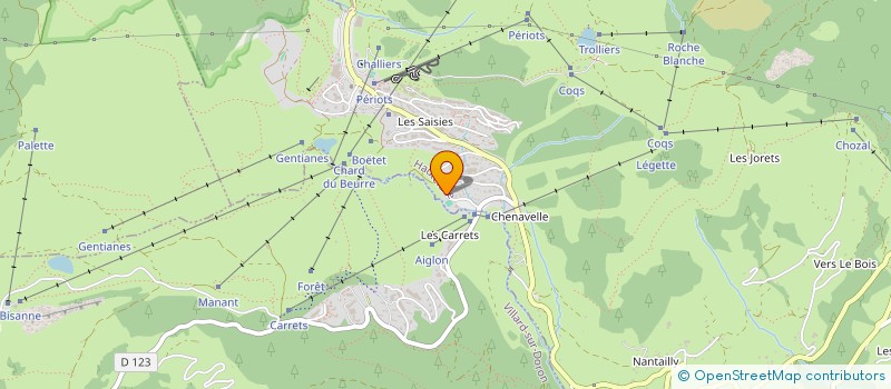 localisation de l'entreprise MONSIEUR TED PICCARD  HAUTELUCE