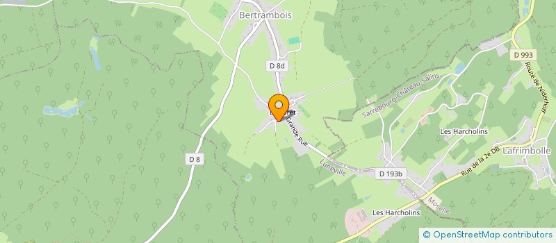 localisation de l'entreprise MONSIEUR TEDD CRENSHAW  BERTRAMBOIS