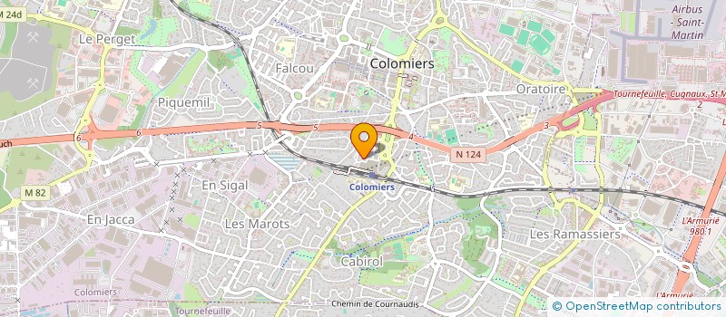localisation de l'entreprise MONSIEUR TEDD HOLDBROOK à COLOMIERS
