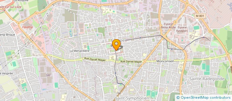 localisation de l'entreprise MONSIEUR TEDDI BERNOT--MUNIER  TOURS