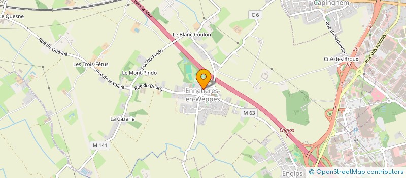 localisation de l'entreprise MONSIEUR TEDDY ALFRED LAGABBE  EMMERIN