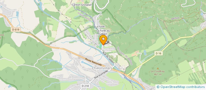 localisation de l'entreprise MONSIEUR TEDDY AMBERT  CHALONVILLARS