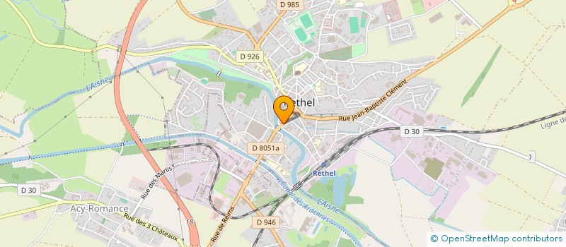 localisation de l'entreprise MONSIEUR TEDDY ANDRE  RETHEL