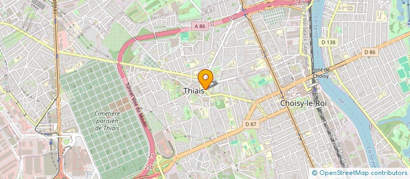 localisation de l'entreprise MONSIEUR TEDDY ANTISTE  THIAIS